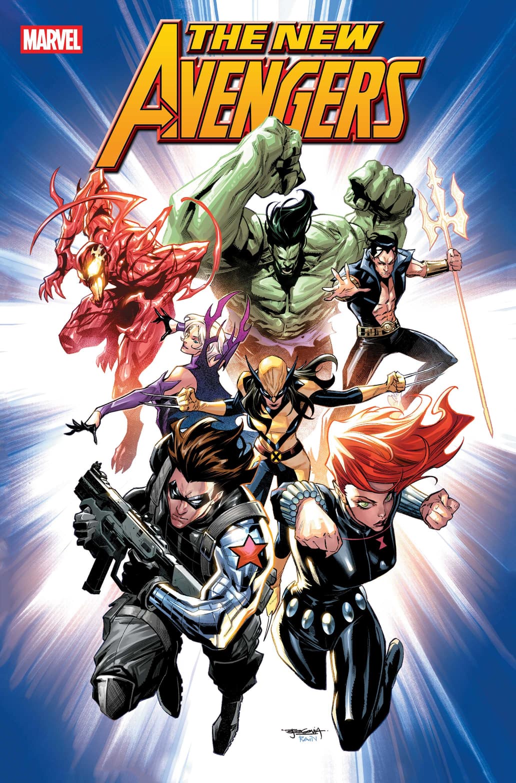 NEW AVENGERS #1 Cover by STEPHEN SEGOVIA